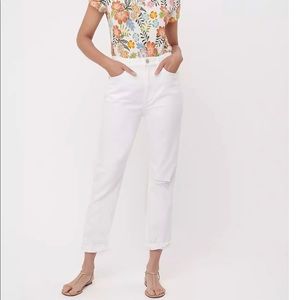 NWT LOFT high waist boyfriend jeans